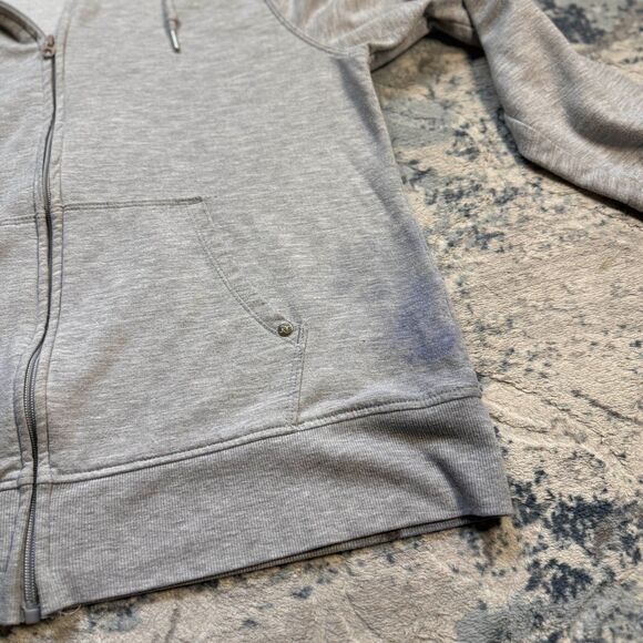 Y2K 2000s Juicy Couture Gray Sweatshirt Full Zip XL Vintage - Picture 5 of 10